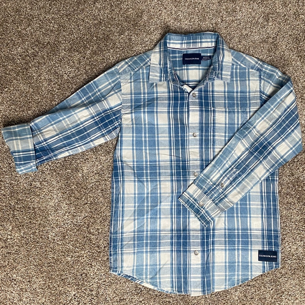Boys Calvin Klein button down shirt